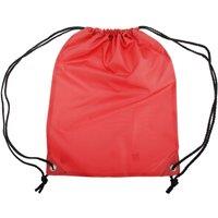 Shugon Men's Stafford Plain Drawstring Tote Bag - 13 Litres Pack of 2 in Red