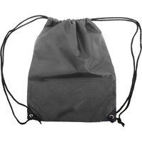 Shugon Men's Stafford Plain Drawstring Tote Bag - 13 Litres Pack of 2 in Dark Grey
