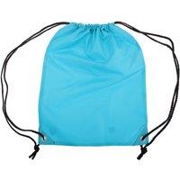 Shugon Men's Stafford Plain Drawstring Tote Bag - 13 Litres Pack of 2 in Light Blue