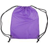 Shugon Men's Stafford Plain Drawstring Tote Bag - 13 Litres Pack of 2 in Purple