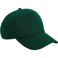 Beechfield Men's Authentic 5 Panel Cap in Bottle Green