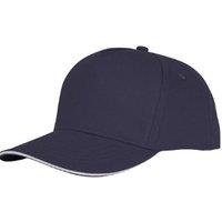 Bullet Men's Ceto 5 Panel Sandwich Cap in Navy
