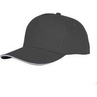 Bullet Men's Ceto 5 Panel Sandwich Cap in Grey
