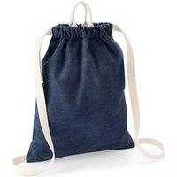Bagbase Men's Denim Gymsac in Blue