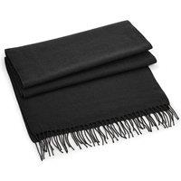 Beechfield Men's Classic Woven Oversized Scarf in Black