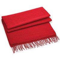Beechfield Men's Classic Woven Oversized Scarf in Red