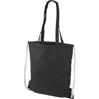 Bullet Men's Eliza Cotton Drawstring Bag in Black