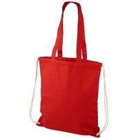 Bullet Men's Eliza Cotton Drawstring Bag in Red