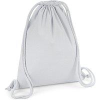 Westford Mill Men's Premium Cotton Gym Sack in Light Grey