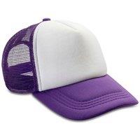 Result Men's Core Detroit 1 2 Mesh Truckers Cap in Purple