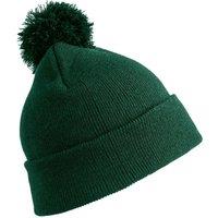 Result Men's Core Pom Pom Beanie in Bottle Green