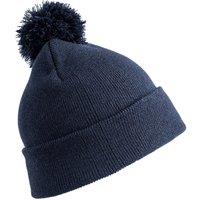 Result Men's Core Pom Pom Beanie in Navy