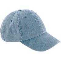 Beechfield Men's Vintage Low Profile Cap in Mid Blue