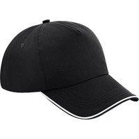 Beechfield Men's Authentic 5-Panel Cap in Black