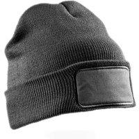 Result Men's Double Knit Thinsulate Printers Beanie in Grey