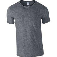 Gildan Men's Short Sleeve Soft-Style T-Shirt in Grey | Size: 4XL