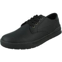 Thomas Blunt Men's Lace-Up Casual Shoe with Textured Toe Cap in Black | Size: 11