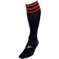 Precision Men's 3 Stripe Pro Football Socks in Black | Size: 7-11