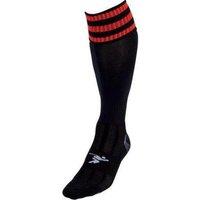 Precision Men's 3 Stripe Pro Football Socks in True Black | Size: 7-11