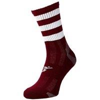 Precision Men's Pro Hooped Gaelic Mid Socks in Maroon | Size: 7-11
