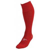 Precision Men's Pro Plain Football Socks in Red | Size: 7-11