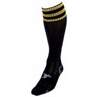 Precision Men's 3 Stripe Pro Football Socks in Black | Size: 3-6