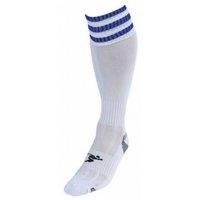 Precision Men's 3 Stripe Pro Football Socks in White | Size: 3-6