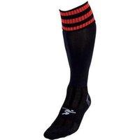 Precision Men's 3 Stripe Pro Football Socks in Black | Size: 3-6