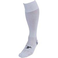Precision Men's Pro Plain Football Socks in White | Size: 3-6