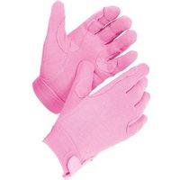 Shires Men's Newbury Gloves in Pink | Size: Small