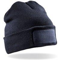 Result Men's Double Knit Beanie in Navy