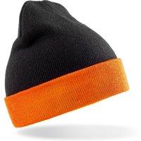 Result Men's Black Compass Beanie in Dark Blue