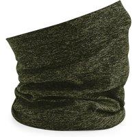 Beechfield Men's Morf Spacer Marl Neck Warmer in Olive