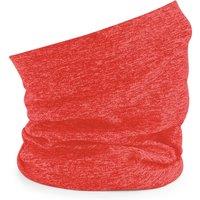 Beechfield Men's Morf Spacer Marl Neck Warmer in Coral