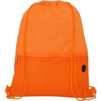 Bullet Men's Oriole Mesh Drawstring Bag in Orange