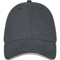 Elevate Men's Darton Sandwich 6 Panel Cap in Grey