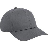 Beechfield Men's Urbanwear 6 Panel Snapback Cap in Mid Grey