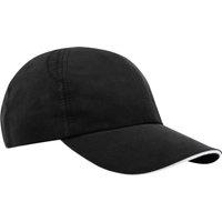 Elevate NXT Men's Morion 6 Panel Cool Baseball Cap in Black
