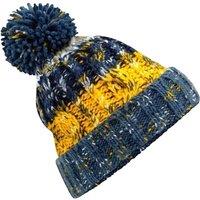Beechfield Men's Corkscrew Knitted Pom Pom Beanie Hat