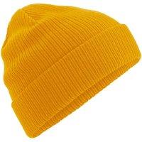 Beechfield Men's Cotton Beanie in Mustard