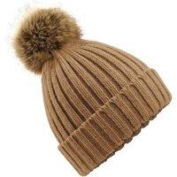 Beechfield Men's Cuffed Design Winter Hat in Medium Beige