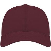 Atlantis Men's Groovy Canvas 6 Panel Cap in Burgundy