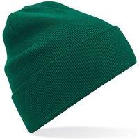 Beechfield Men's Original Cuffed Cotton Beanie in Bottle Green