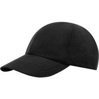 Elevate NXT Men's Mica 6 Panel Cool Fit Cap in Black