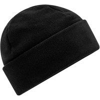 Beechfield Men's Cuffed Fleece Beanie in Black