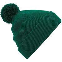Beechfield Men's Original Pom Pom Beanie in Bottle Green