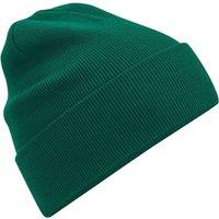 Beechfield Men's Original Cuffed Cotton Beanie in Bottle Green