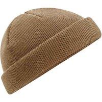 Beechfield Men's Fisherman Beanie in Beige