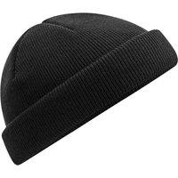 Beechfield Men's Fisherman Beanie in Black