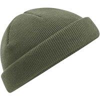 Beechfield Men's Fisherman Beanie in Dark Olive